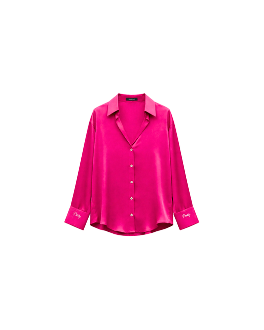 Pink Button-up Shirt