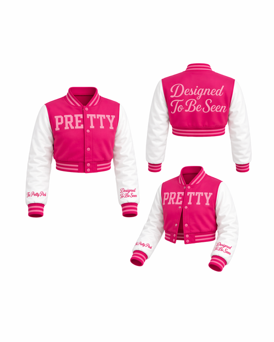 Pink Varsity Jacket